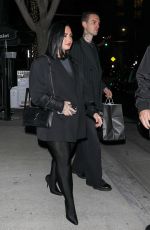 DEMI LOVATO on a Dinner Date at Mastro