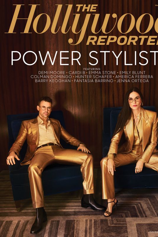 DEMI MOORE in The Hollywood Reporter – Power stylists issue, March 2024