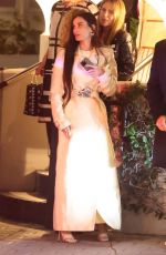 DEMI MOORE Leaves CAA Pre-Oscar Party in West Hollywood 03/08/2024