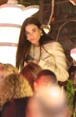 DEMI MOORE Leaves CAA Pre-Oscar Party in West Hollywood 03/08/2024