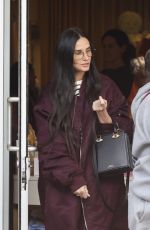 DEMI MOORE Shopping at English Rabbit in Beverly Hills 03/29/2024