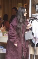 DEMI MOORE Shopping at English Rabbit in Beverly Hills 03/29/2024