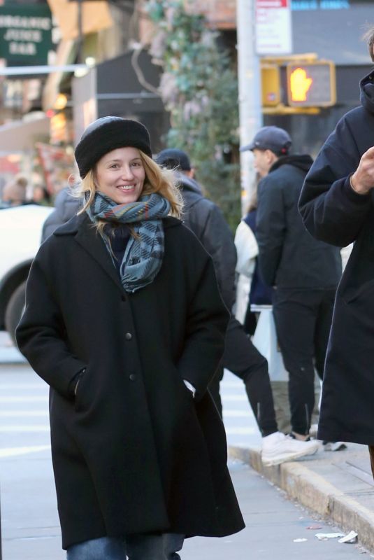DIANNA AGRON and Harold Ancart Out in New York 02/18/2024