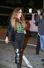 DREA DE MATTEO Out for Late Night Dinner at Craig