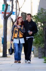 DUA LIPA and Callum Turner Out for Breakfast 03/15/2024
