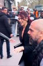 DUA LIPA Arrives at a Yves Saint Laurent Beauty Event in Paris 03/25/2024