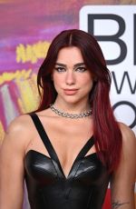 DUA LIPA at Brit Awards 2024 at O2 Arena in London 03/02/2024