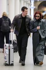 DUA LIPA Leaves a Train Station in London 03/26/2024