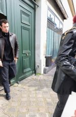 DUA LIPA Out for a Romantic Lunch Date in Paris 03/25/2024