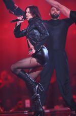 DUA LIPA Perofrms at 2024 Brit Awards at O2 Arena in London 03/02/2024