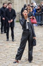 EIZA GONZALEZ  Arrives at Loewe Fashion Show at Paris Fashion Week 03/01/2024