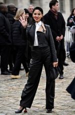 EIZA GONZALEZ  Arrives at Loewe Fashion Show at Paris Fashion Week 03/01/2024