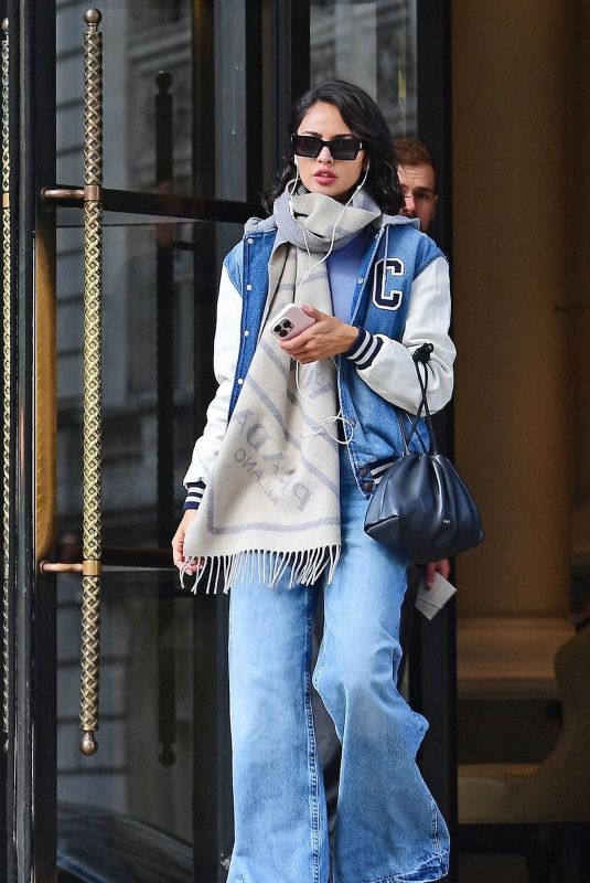 EIZA GONZALEZ Leaves Corinthia Hotel in London 03/28/2024