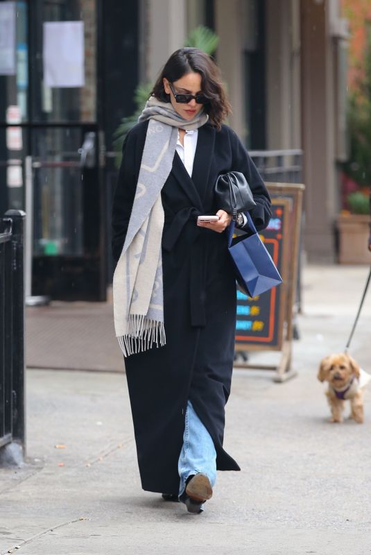 EIZA GONZALEZ Out and About in New York 03/27/2024