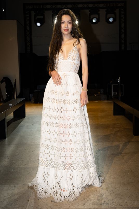 ELAINE ZHONG at Elie Saab Womenswear Fall/Winter 2024-2025 Show at Paris Fashion Week 03/02/2024