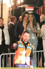 ELIZABETH HURLEY Leaves Vanity Fair Oscar Party in Beverly Hills 03/10/2024