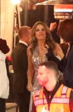 ELIZABETH HURLEY Leaves Vanity Fair Oscar Party in Beverly Hills 03/10/2024