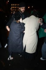ELIZABETH, MARY-KATE and ASHLEY OLSEN Out for Dinner in Paris 03/01/2024