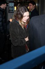 ELIZABETH, MARY-KATE and ASHLEY OLSEN Out for Dinner in Paris 03/01/2024