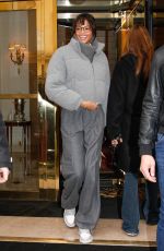 ELLA BALINSKA Leaves Her Hotel at Paris Fashion Week 03/03/2024