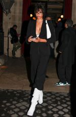 ELLA BALINSKA Leaves Mert And Marcus Party at Paris Fashion Week 03/01/2024