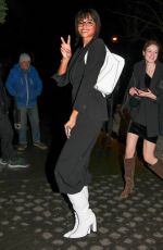 ELLA BALINSKA Leaves Mert And Marcus Party at Paris Fashion Week 03/01/2024