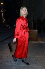 ELLE FANNING Arrives at Crosby Hotel in New York 03/26/2024