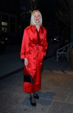 ELLE FANNING Arrives at Crosby Hotel in New York 03/26/2024