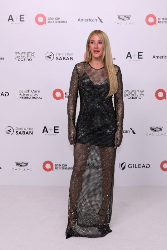 ELLIE GOULDING at 32nd Annual Elton John AIDS Foundation Academy Awards Viewing Party in West Hollywood 03/10/2024