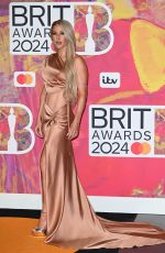 ELLIE GOULDING at Brit Awards 2024 at O2 Arena in London 03/02/2024