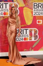 ELLIE GOULDING at Brit Awards 2024 at O2 Arena in London 03/02/2024