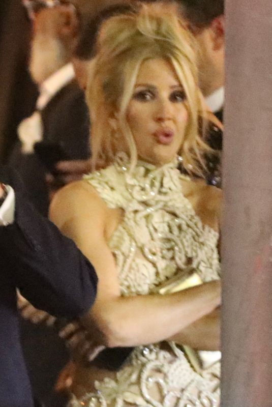 ELLIE GOULDING Leaves Vanity Fair Oscar Party in Beverly Hills 03/10/2024