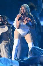 ELLIE GOULDING Performs at 2024 Brit Awards at O2 Arena in London 03/02/2024