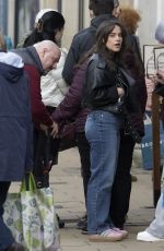 ELLIE LEACH Out for Lunch with Friends at Betty