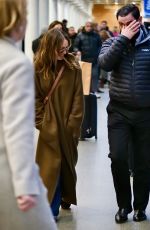 EMILIA CLARKE Arrives at Eurostar King