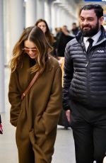 EMILIA CLARKE Arrives at Eurostar King