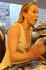 EMILY ALYN LIND and CARRIE COON Stop for Fans in New York 03/14/2024
