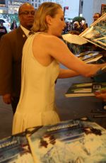 EMILY ALYN LIND and CARRIE COON Stop for Fans in New York 03/14/2024