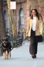EMILY RATAJKOWSKI Out for a Dog Walk in New York 03/14/2024