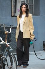 EMILY RATAJKOWSKI Out for Morning Dog Walk in New York 03/14/2024