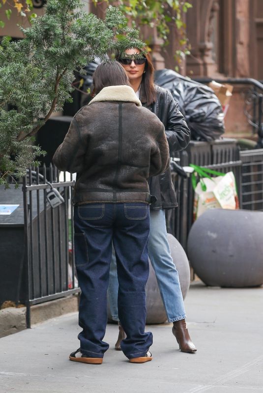 EMILY RATAJKOWSKI Out wih a Friend in New York 03/26/2024