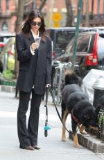 EMILY RATAJKOWSKI Out with Her Dog Colombo in New York 03/20/2024