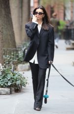 EMILY RATAJKOWSKI Out with Her Dog Colombo in New York 03/20/2024