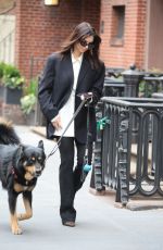 EMILY RATAJKOWSKI Out with Her Dog Colombo in New York 03/20/2024