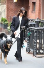EMILY RATAJKOWSKI Out with Her Dog Colombo in New York 03/20/2024