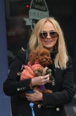 EMMA BUNTON with Her pDog at Heart Radio in London 03/06/2024