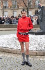 EMMA CORRIN at Miu Miu Womenswear Fall/winter 2024-2025 Show at Paris Fashion Week 03/05/2024