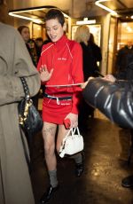 EMMA CORRIN Leaves Miu Miu Afterparty in Paris 03/05/2024