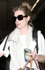 EMMA ROBERT Return from Paris at LAX 03/06/2024