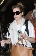 EMMA ROBERT Return from Paris at LAX 03/06/2024